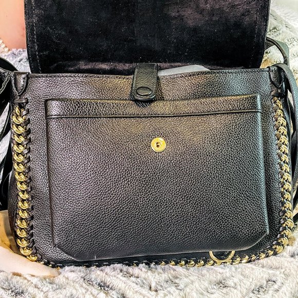 NWT - COACH DAKOTAH FRINGE CROSSBODY IN WHIPLASH LEATHER (F34396) - Picture 4 of 13